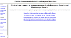 Desktop Screenshot of peelbarristers.com