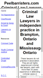 Mobile Screenshot of peelbarristers.com