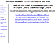 Tablet Screenshot of peelbarristers.com